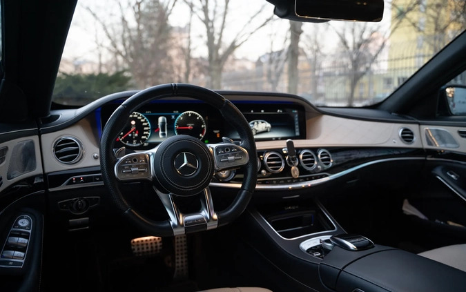 Mercedes-Benz Klasa S cena 339900 przebieg: 132354, rok produkcji 2018 z Piekary Śląskie małe 154